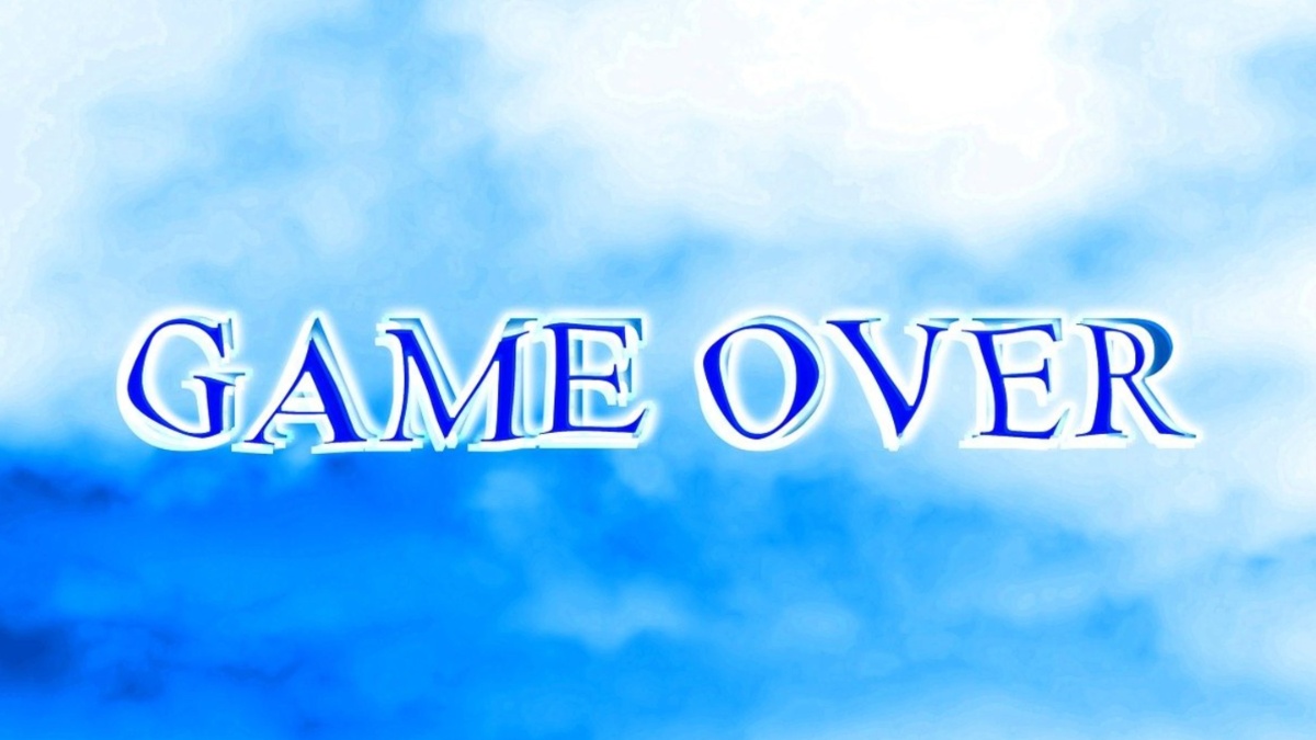 Game over.