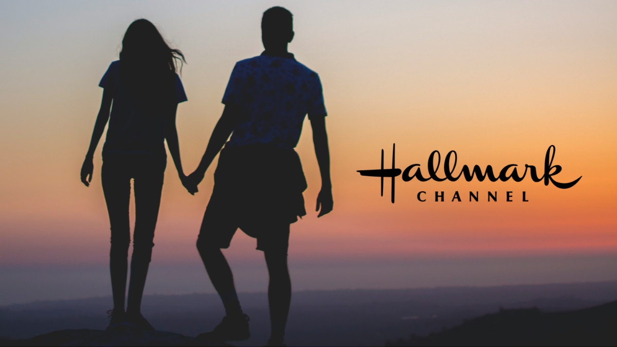 Couple holding hands.