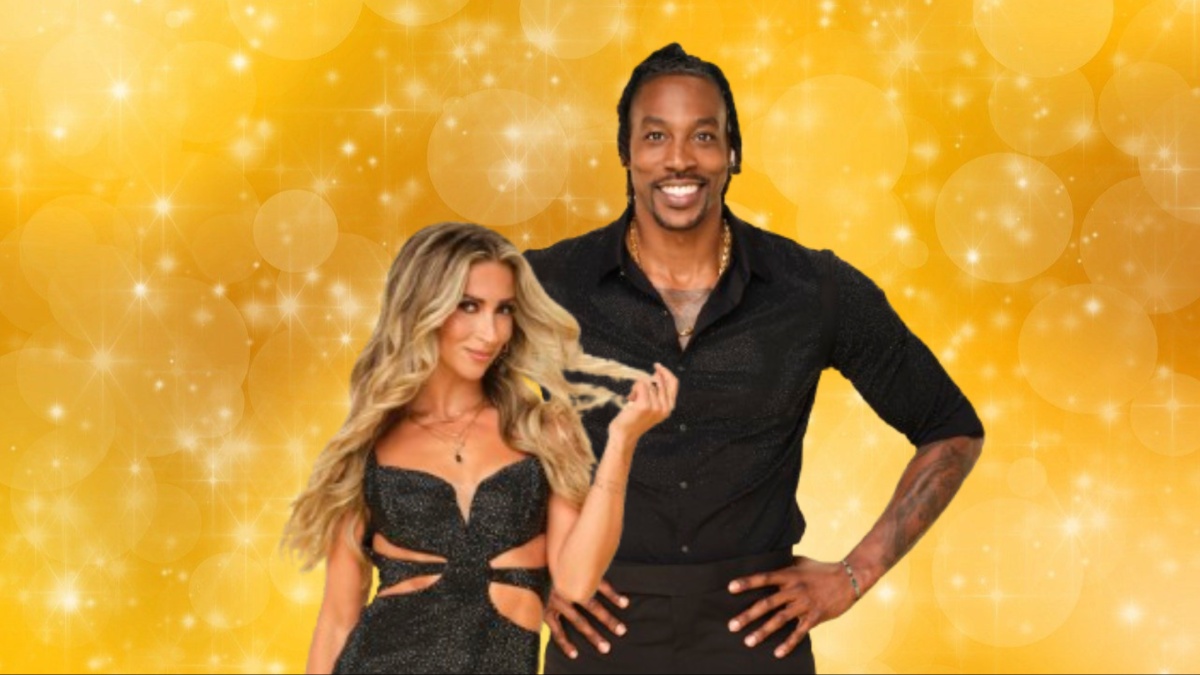 Daniella Karagach and Dwight Howard.