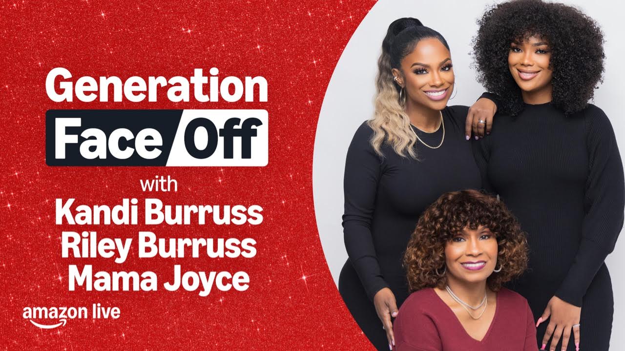 Kandi Burruss, Riley Burruss, and Joyce Jones.