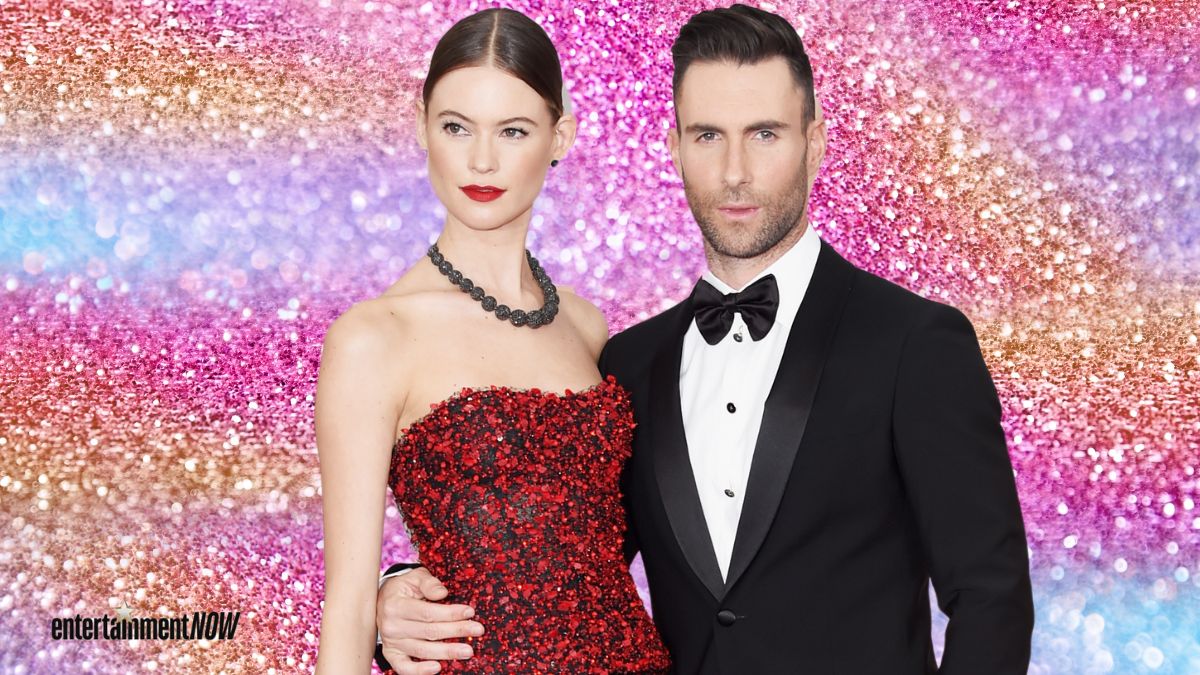 Behati Prinsloo and Adam Levine.