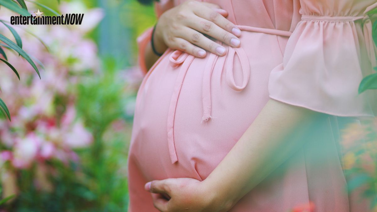 A pregnant woman.