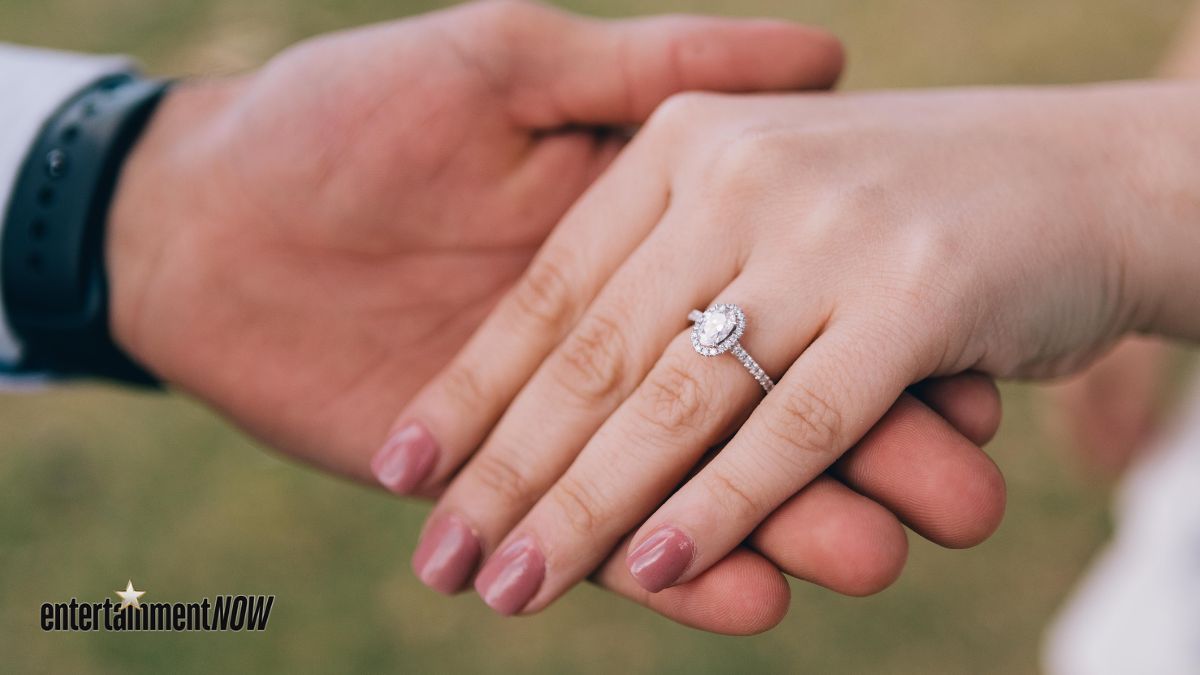 A couple gets engaged.