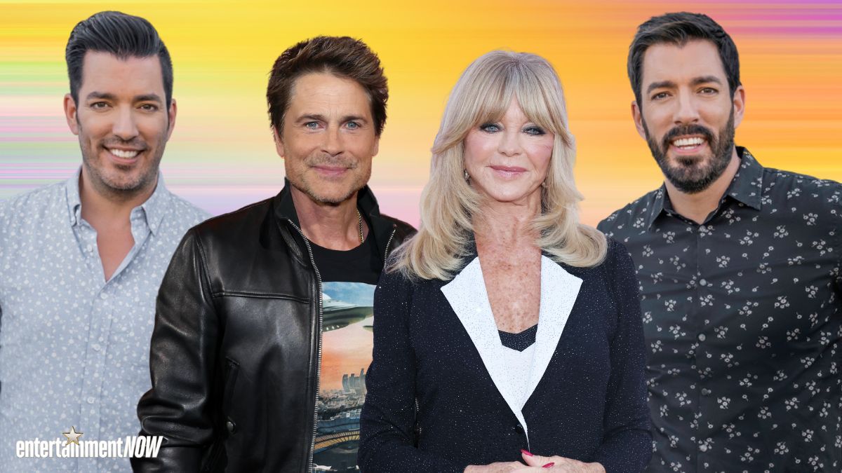 Jonathan Scott, Rob Lowe, Goldie Hawn, Drew Scott