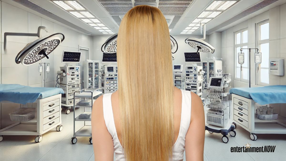 A woman in an operating room.