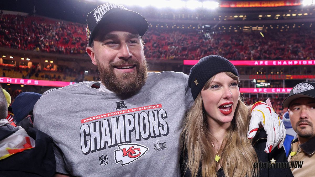 Travis Kelce and Taylor Swift.