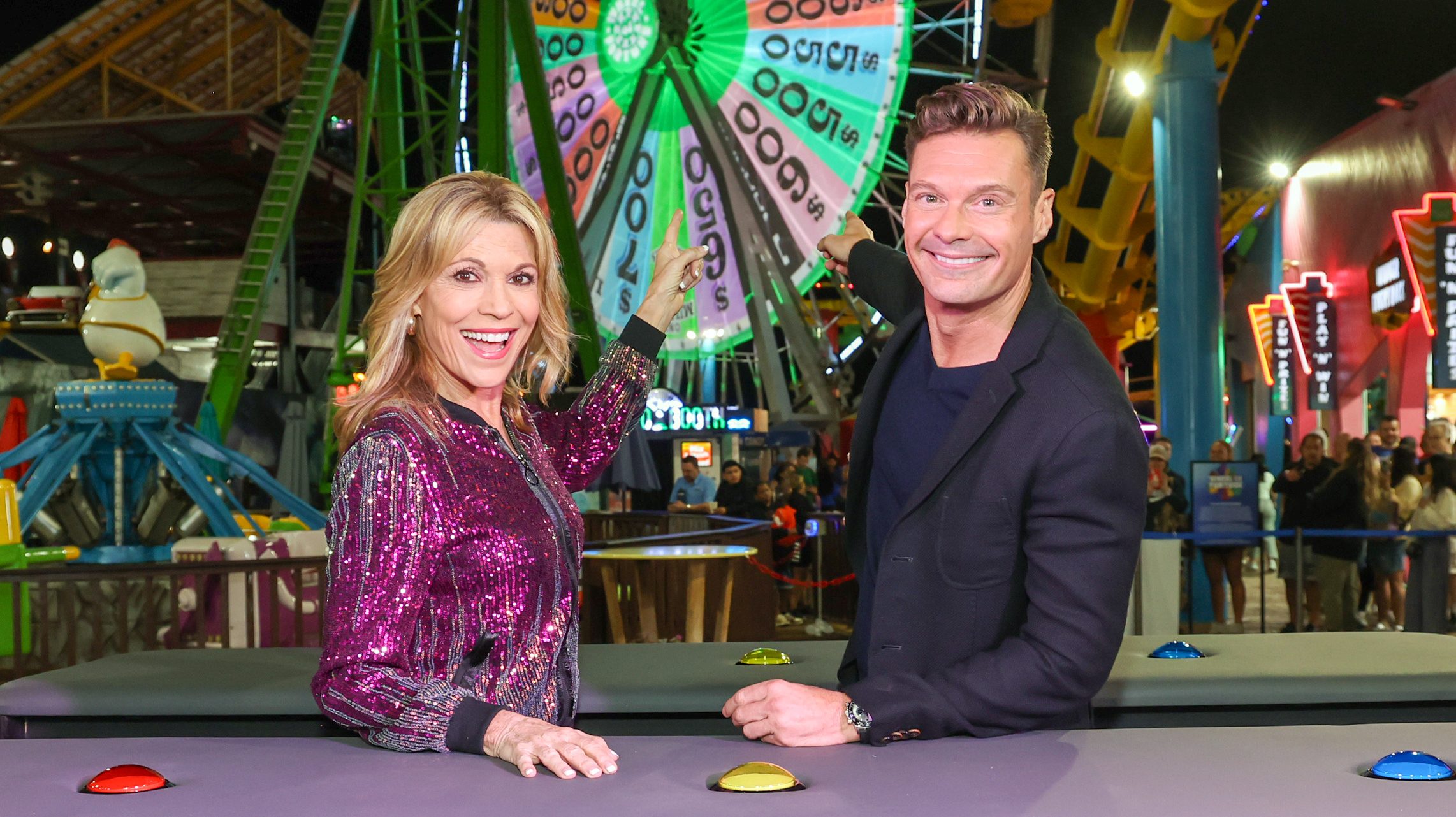 Vanna White and Ryan Seacrest