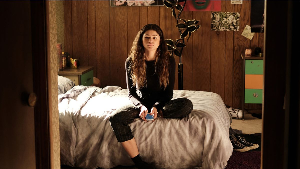 Zendaya as Rue in an image from Euphoria