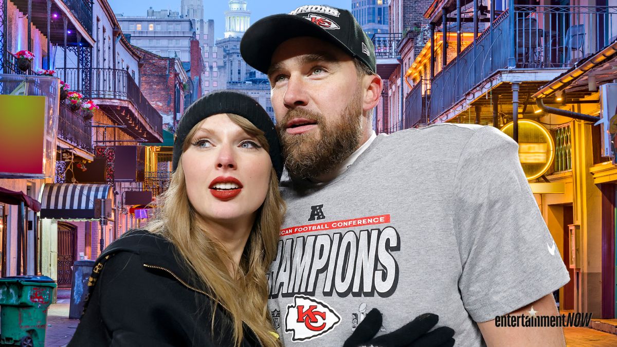 Taylor Swift and Travis Kelce.