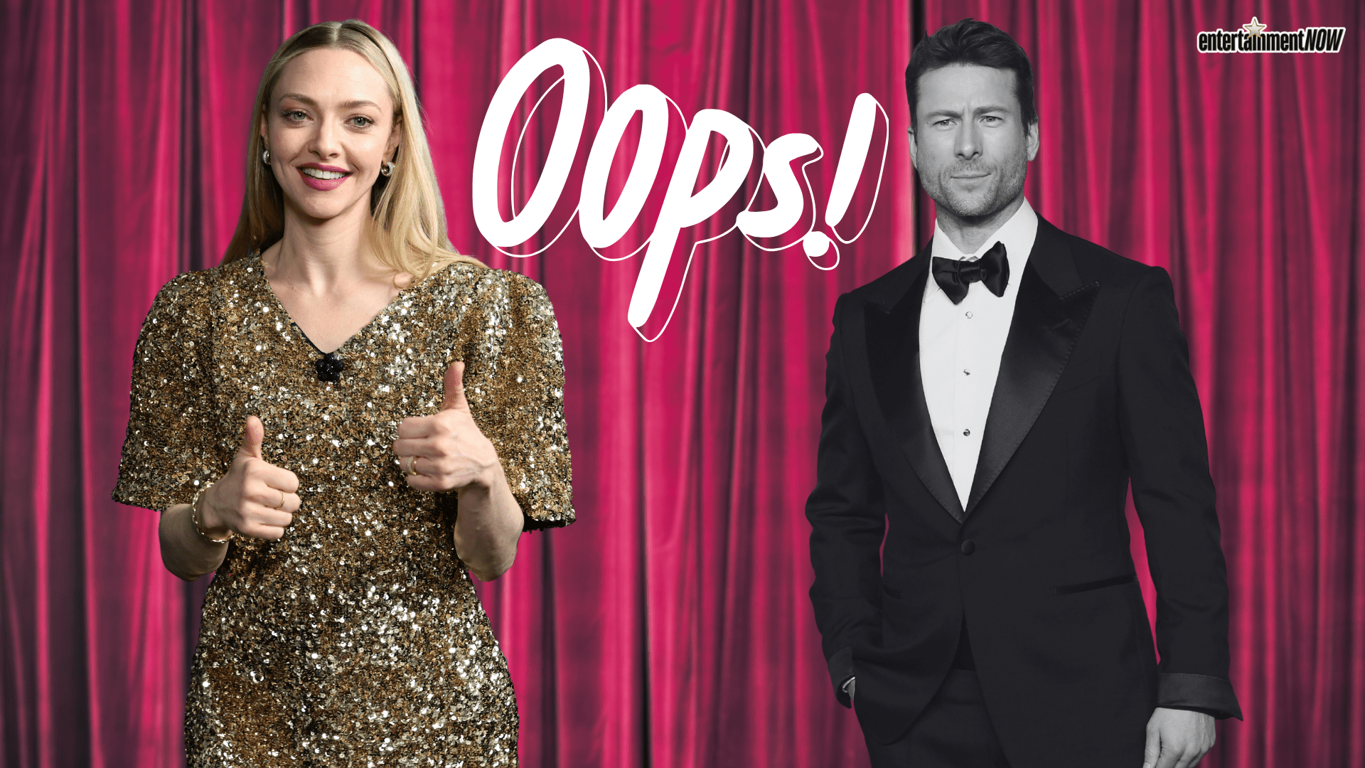Amanda Seyfried and Glen Powell