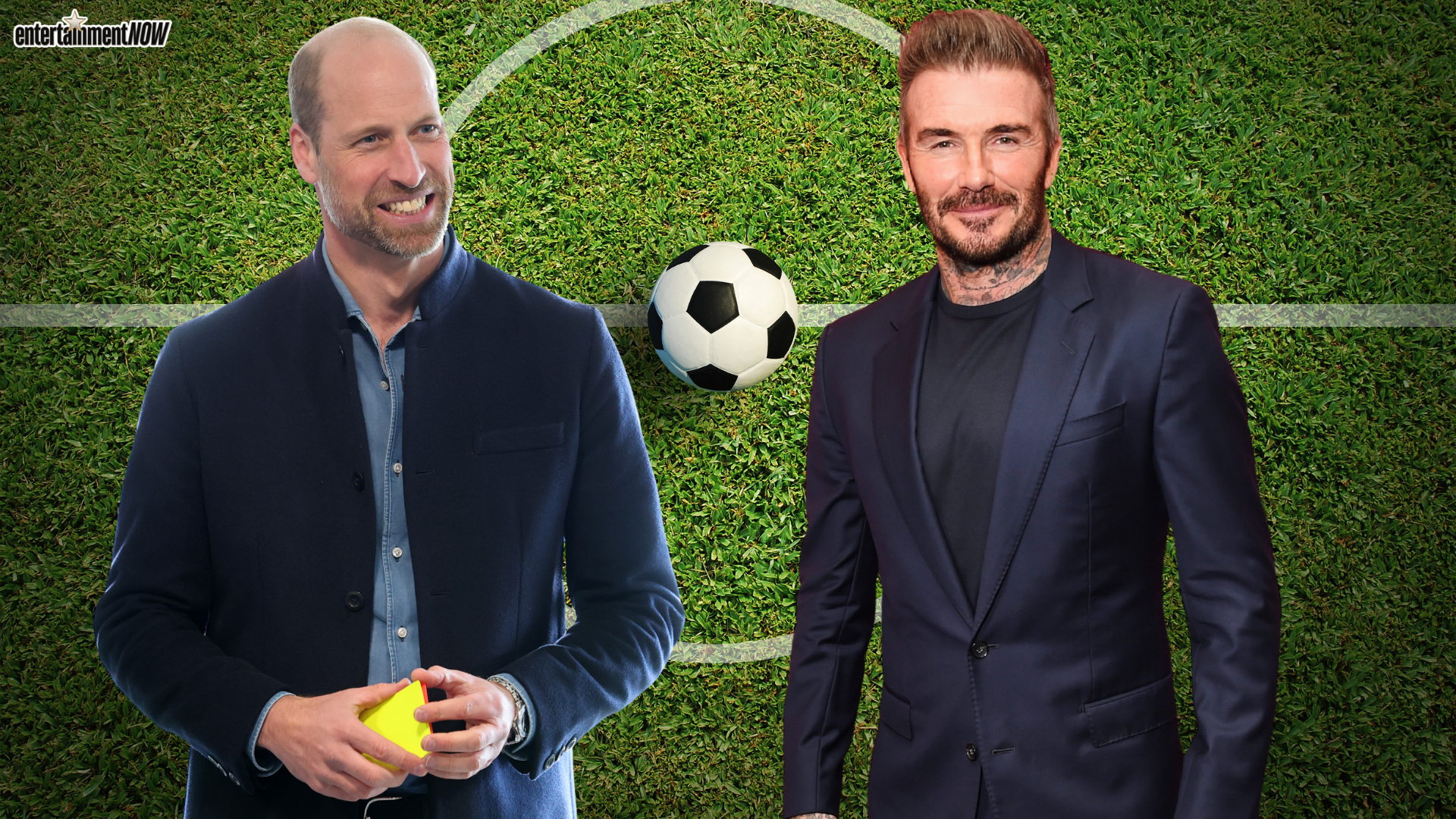 Prince William and David Beckham
