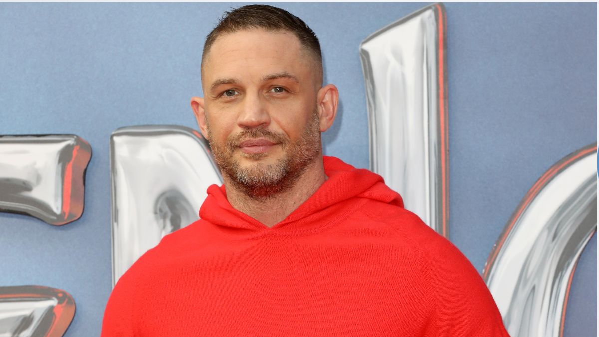 Tom Hardy attends the fan screening of "Venom: Let There Be Carnage" at Cineworld Leicester Square on September 14, 2021 in London, England