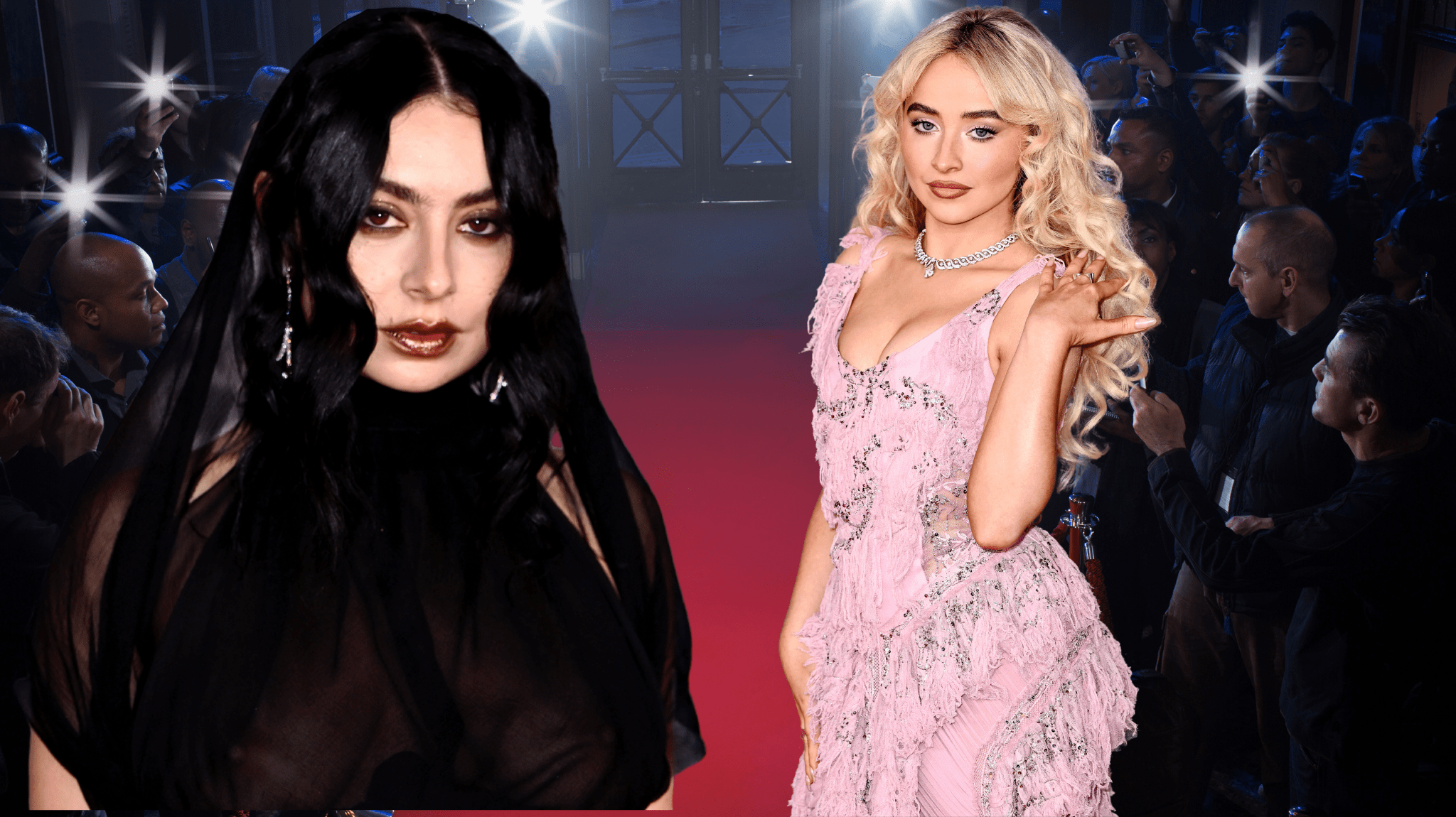 Charli XCX and Sabrina Carpenter Brit Awards