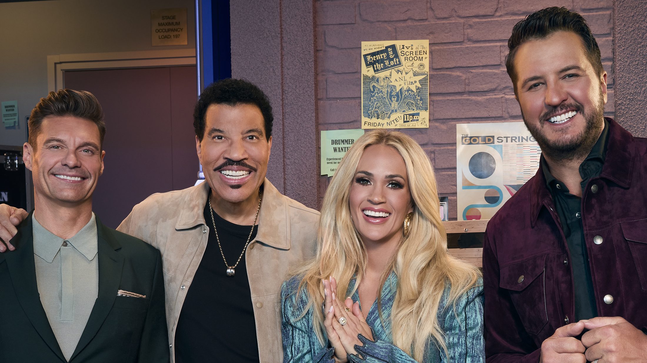 American Idol host and judges