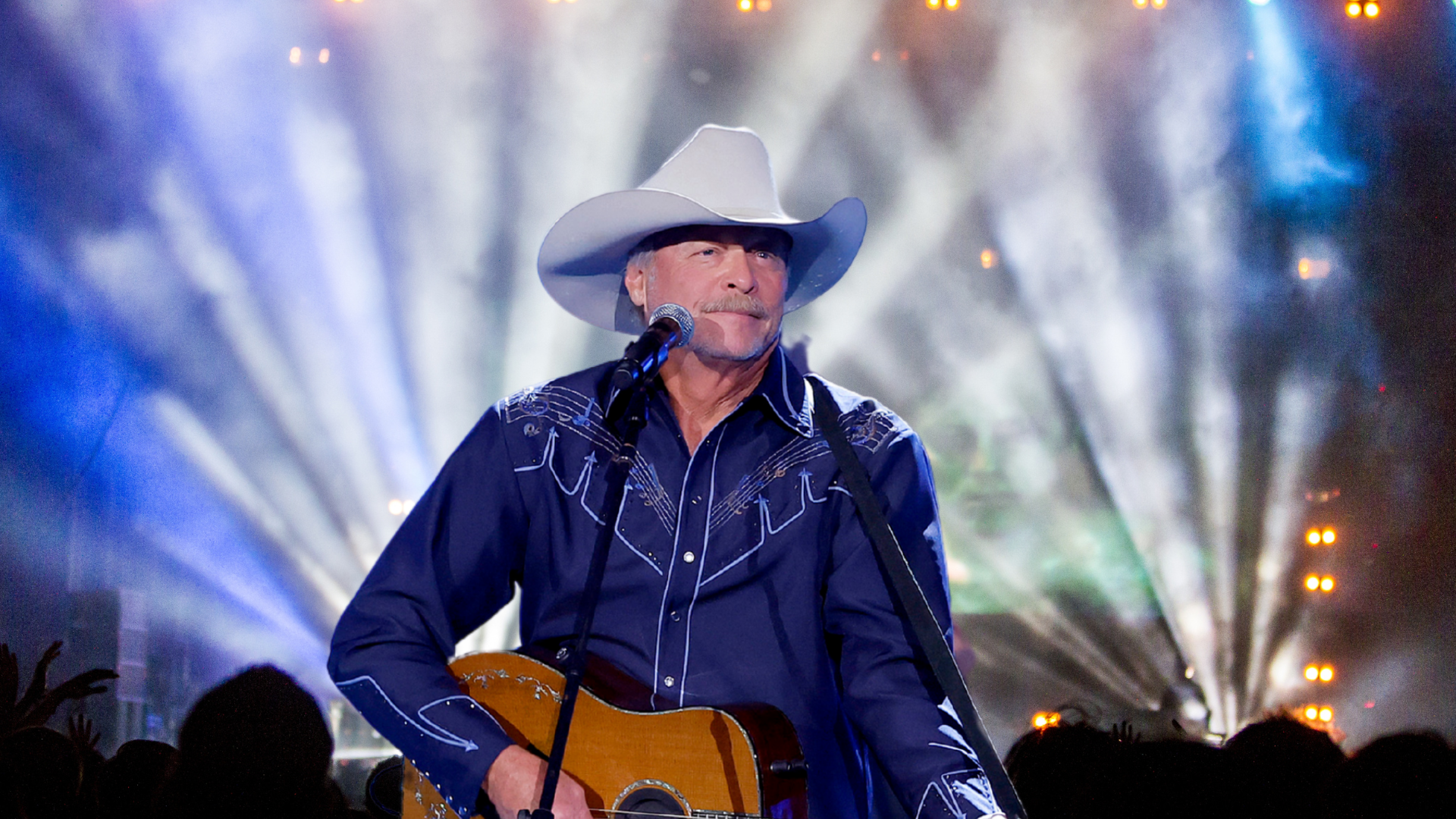 Alan Jackson performing on stage