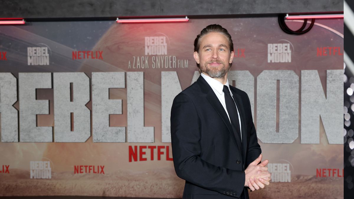 Charlie Hunnam attends the Netflix Premiere of Zack Snyder's REBEL MOON - Part One: A Child of Fire