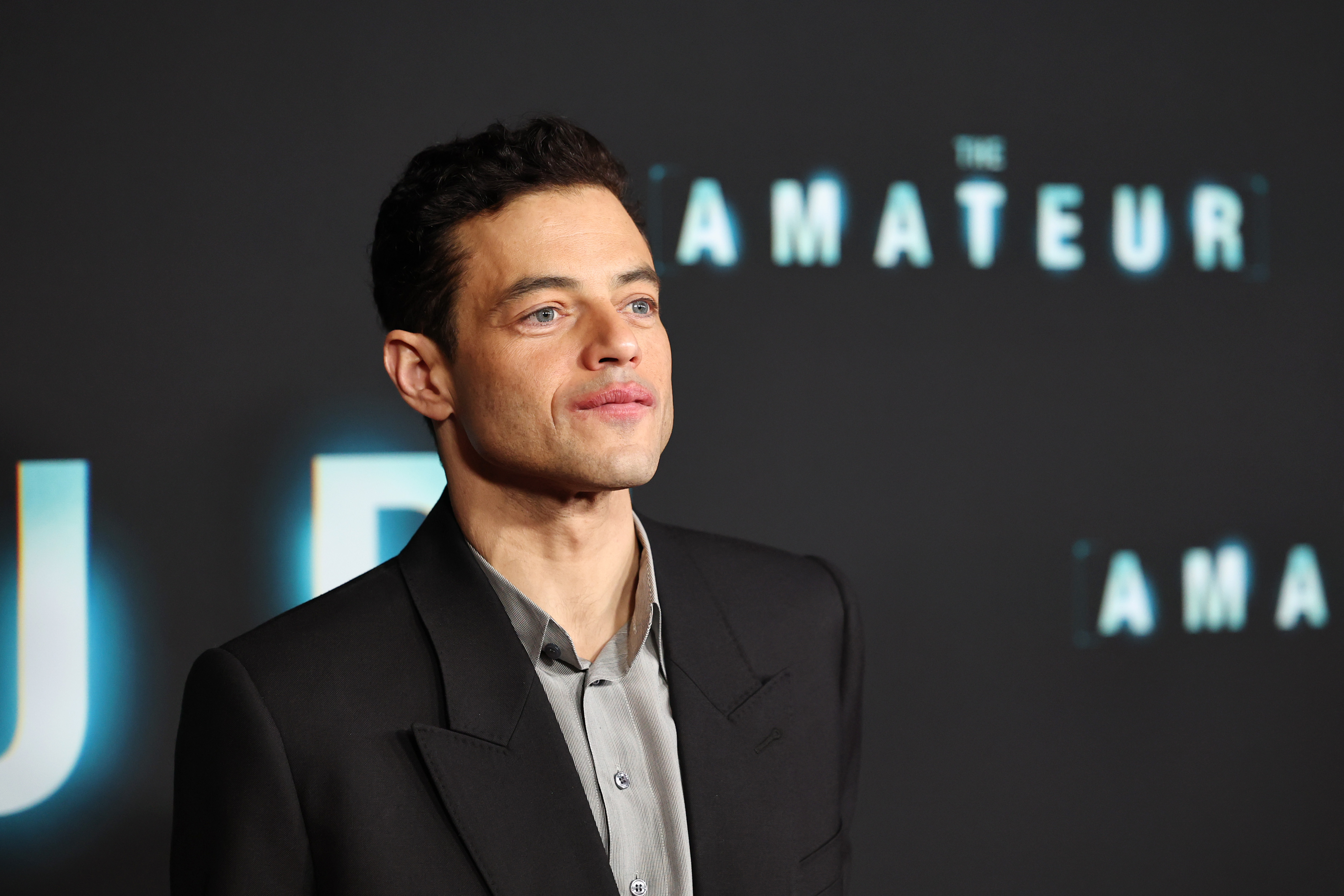 Rami Malek attends "The Amateur" world premiere