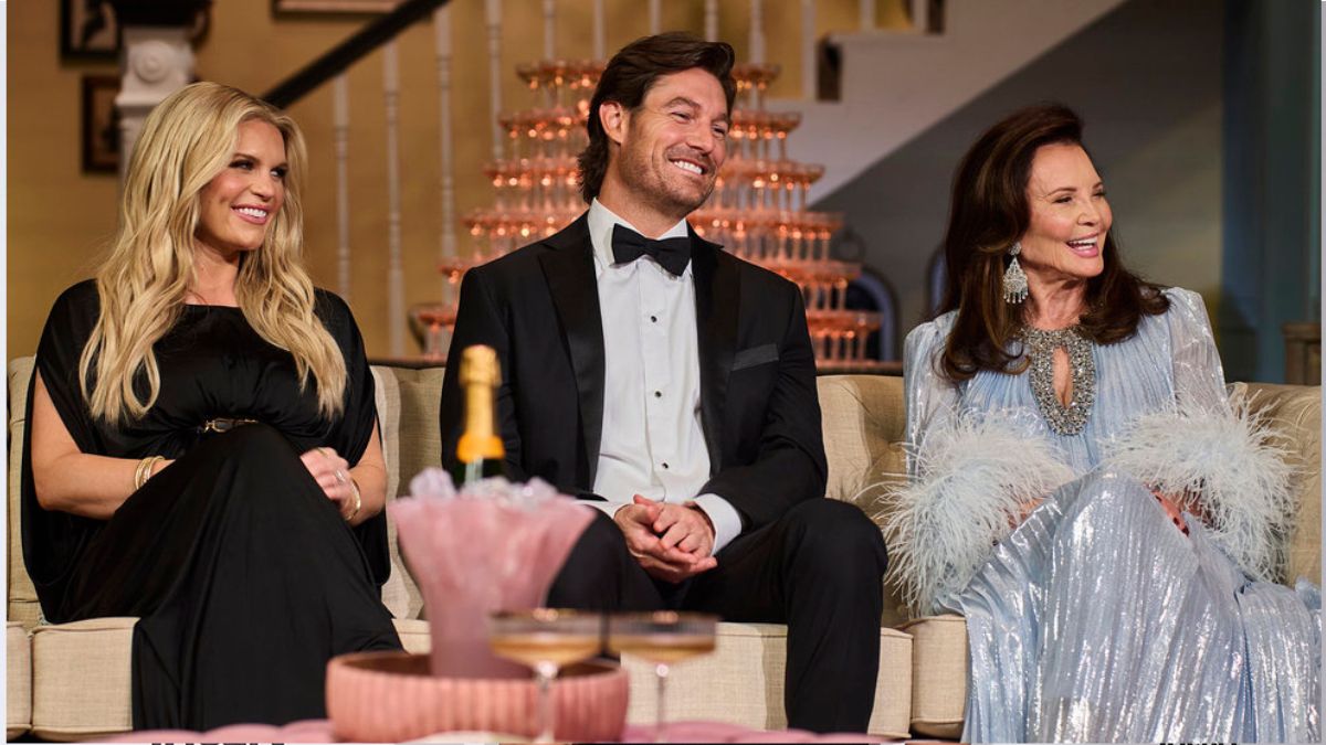 Madison LeCroy, Craig Conover, and Patricia Altschul at the Southern Charm season 10 reunion