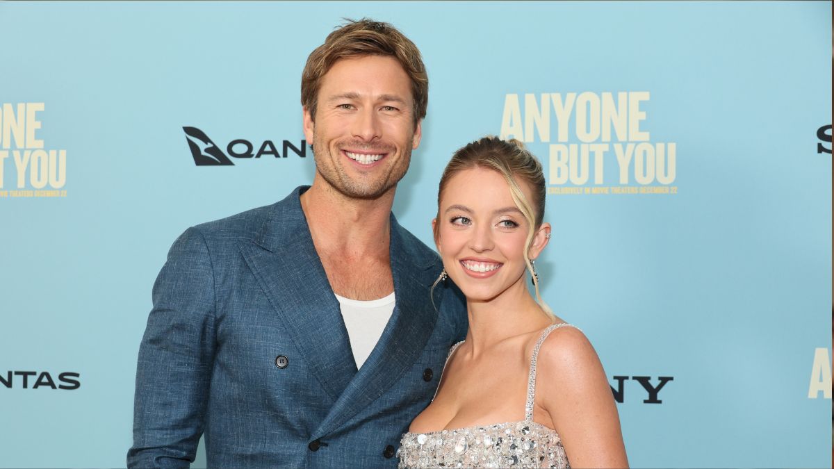 Glen Powell and Sydney Sweeney attend Columbia Pictures' "Anyone But You" New York Premiere at AMC Lincoln Square Theater on December 11, 2023