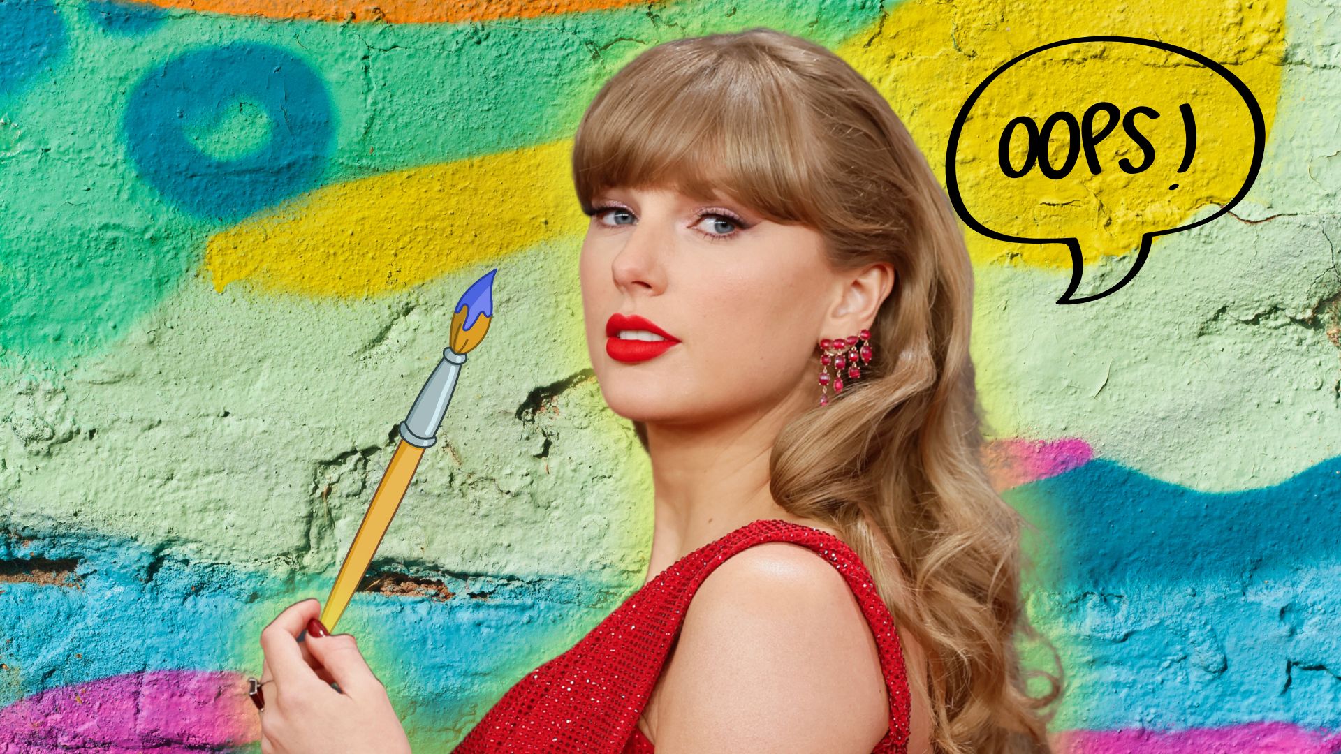 New Mural Features Taylor Swift With Someone Else's Lyrics