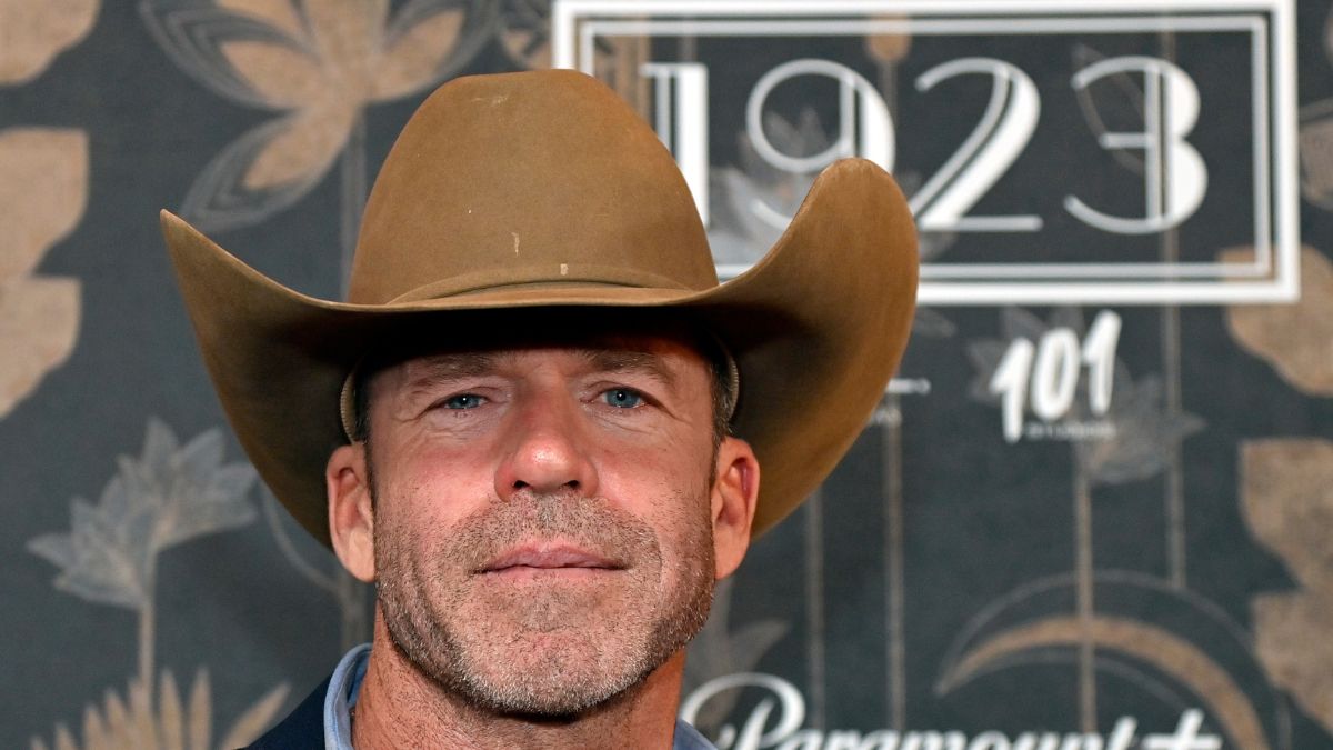 Yellowstone creator Taylor Sheridan attends the "1923" Las Vegas premiere screening the Encore Theater at Wynn Las Vegas