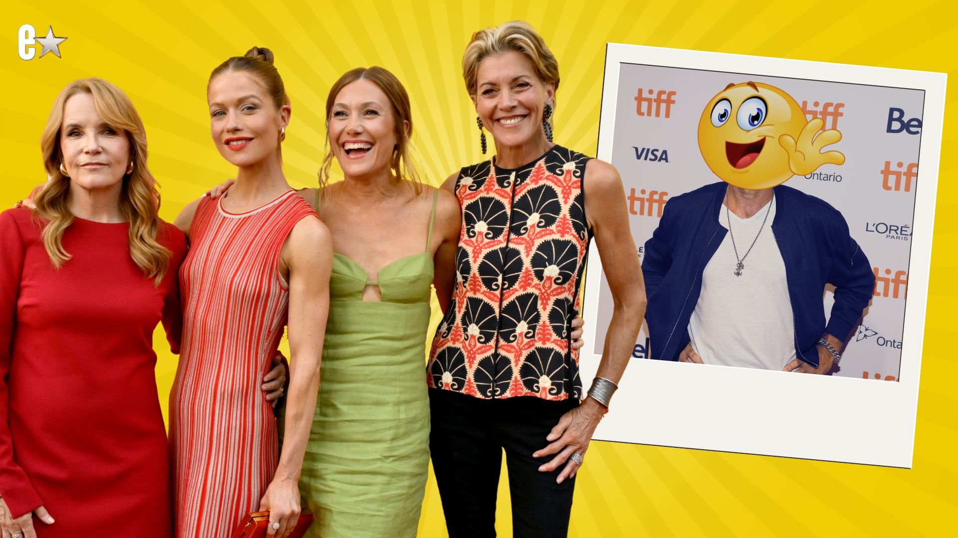 Lea Thompson, Genevieve Angelson, Schuyler Fisk, Wendie Malick. Inset: David James Elliott