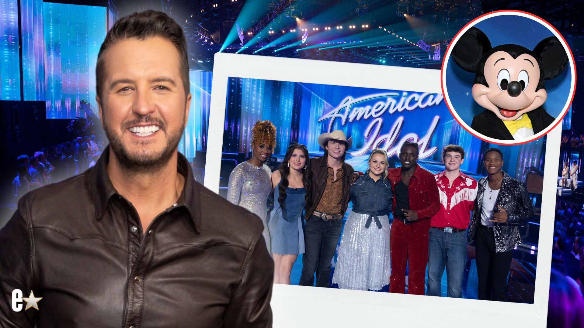 Luke Bryan and 2025 top 7 of "American Idol"