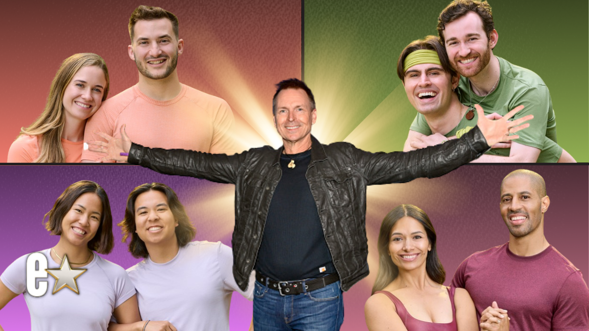 Phil Keoghan reacts to the final four teams ahead of the finale of "The Amazing Race" Season 37