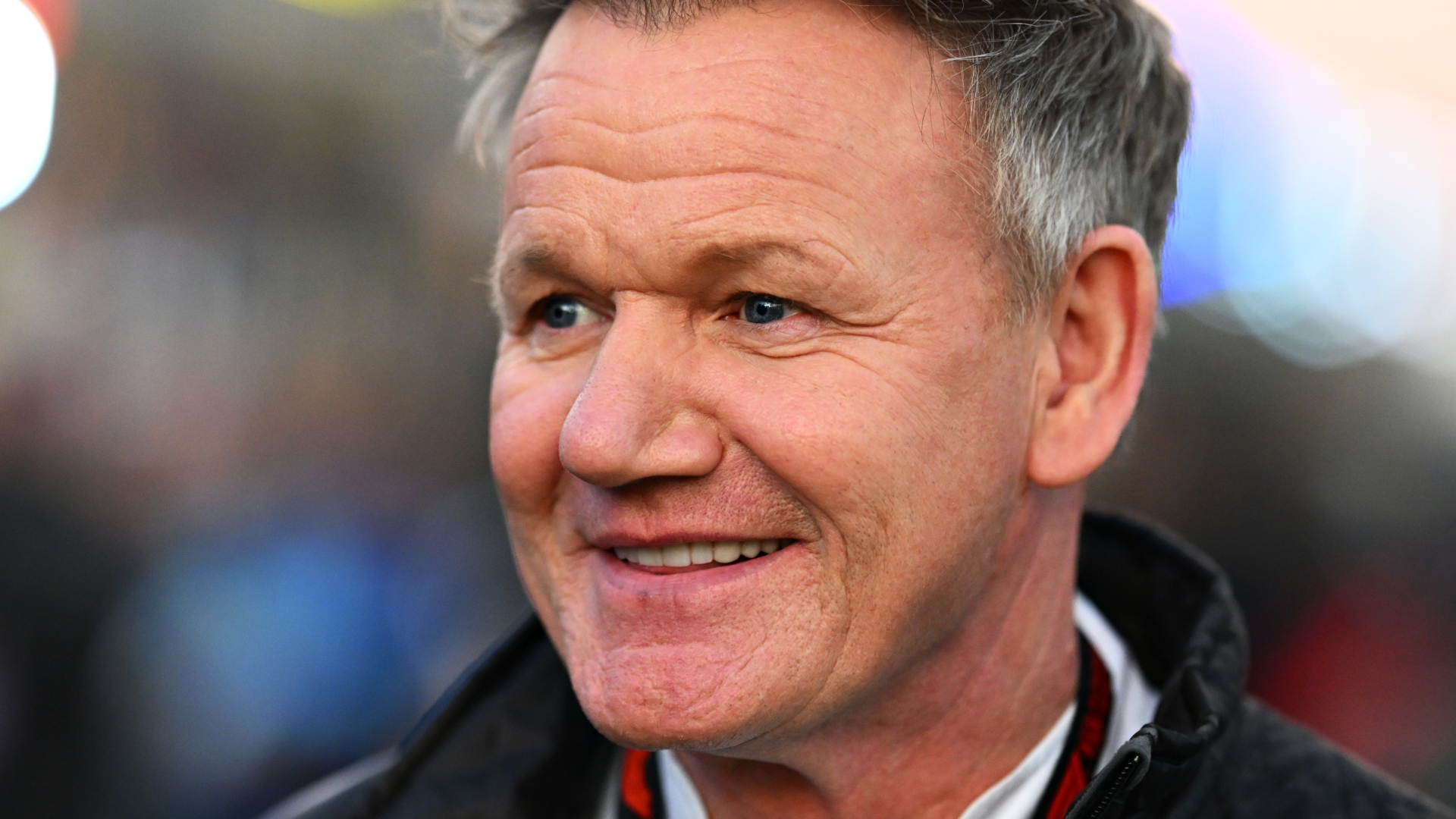 Gordon Ramsay smiling
