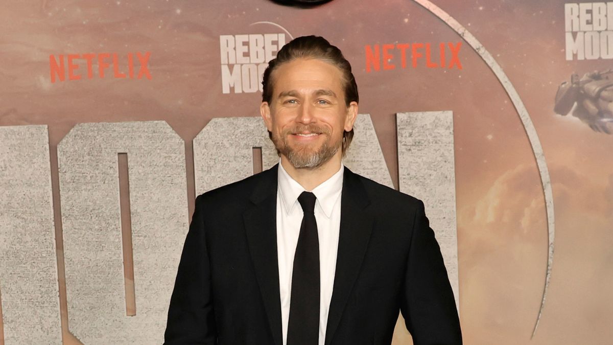 Charlie Hunnam attends Netflix's "Rebel Moon - Part One: A Child Of Fire" Los Angeles premiere at TCL Chinese Theatre on December 13, 2023
