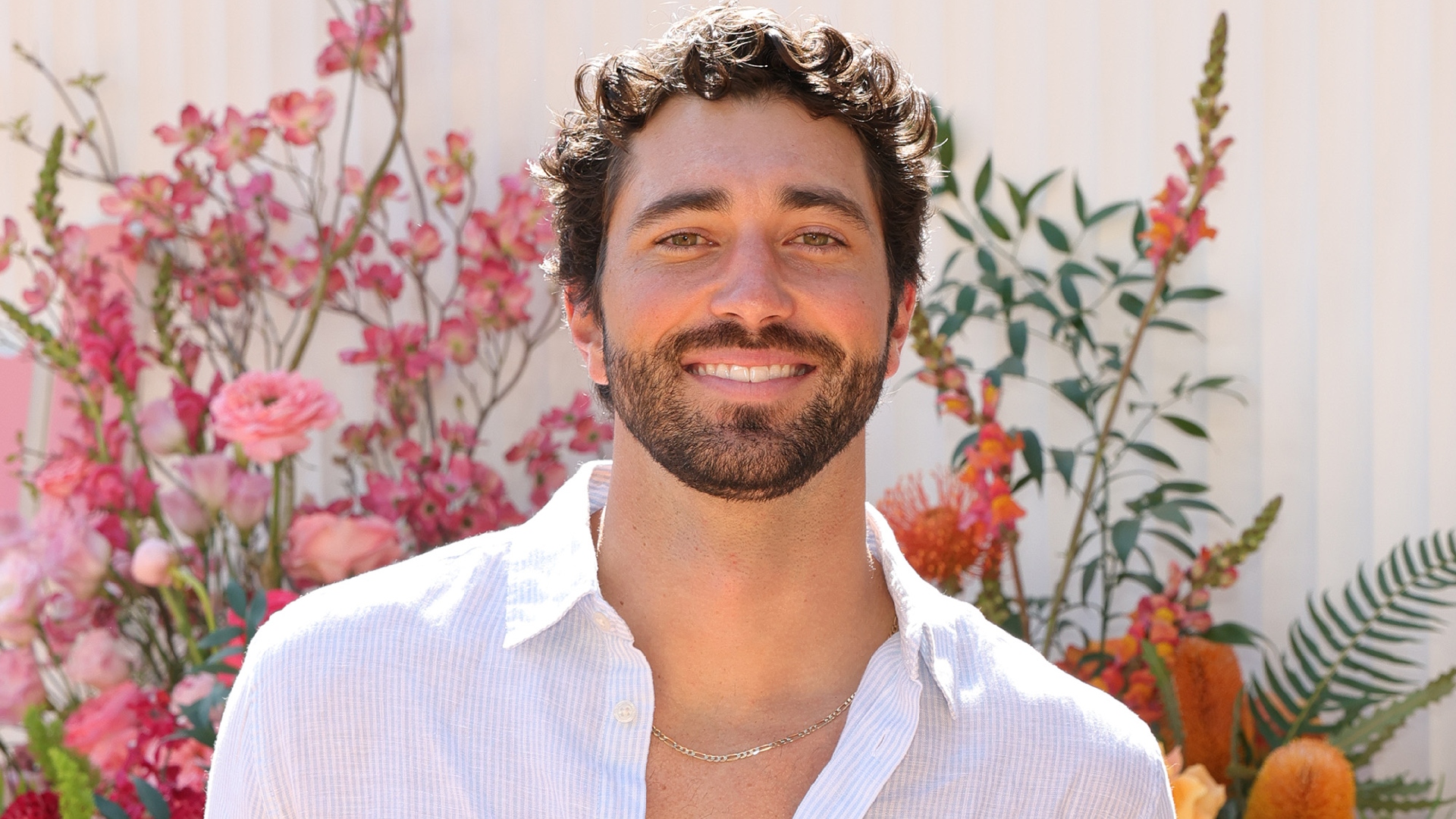 Joey Graziadei smiling