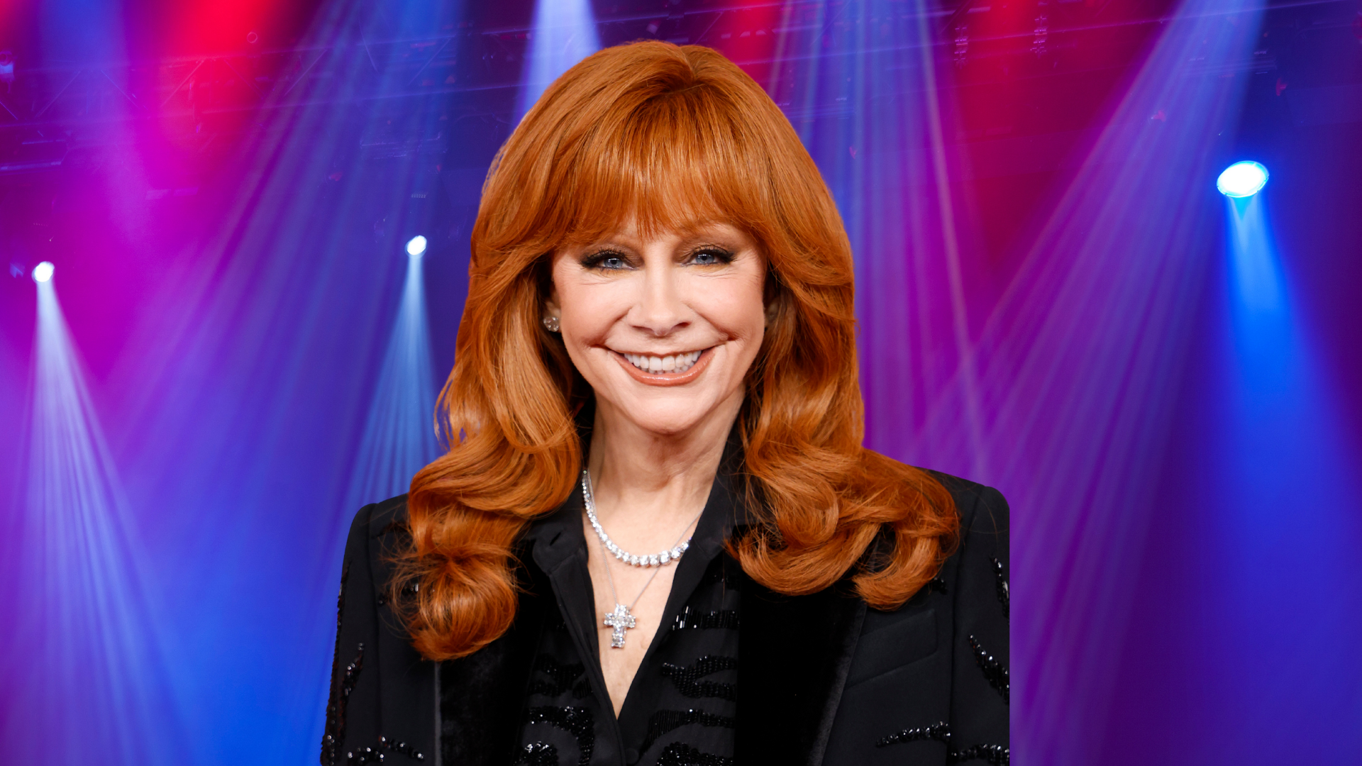 Reba McEntire smiling
