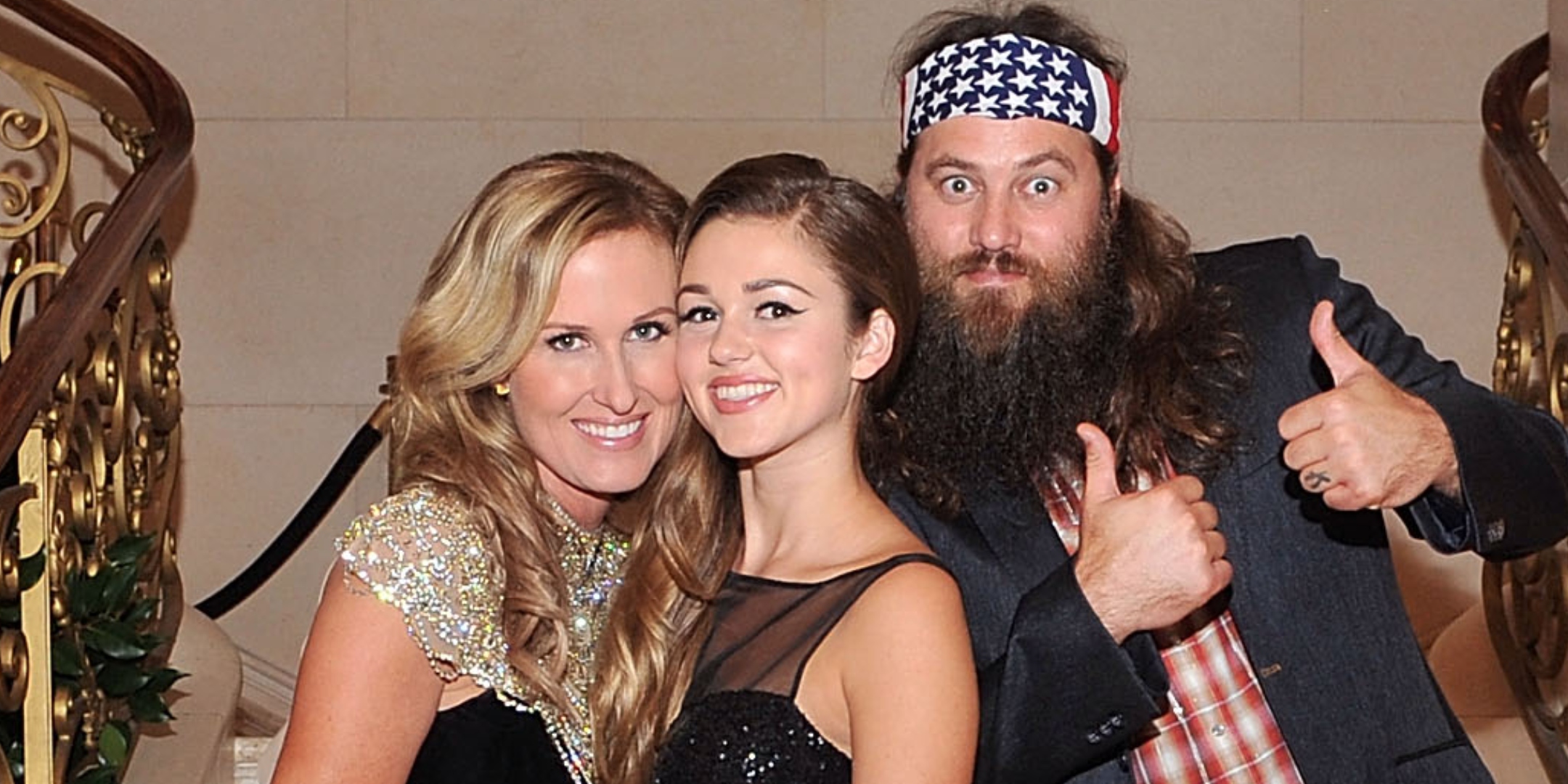Korie Robertson, Sadie Robertson and Willie Robertson