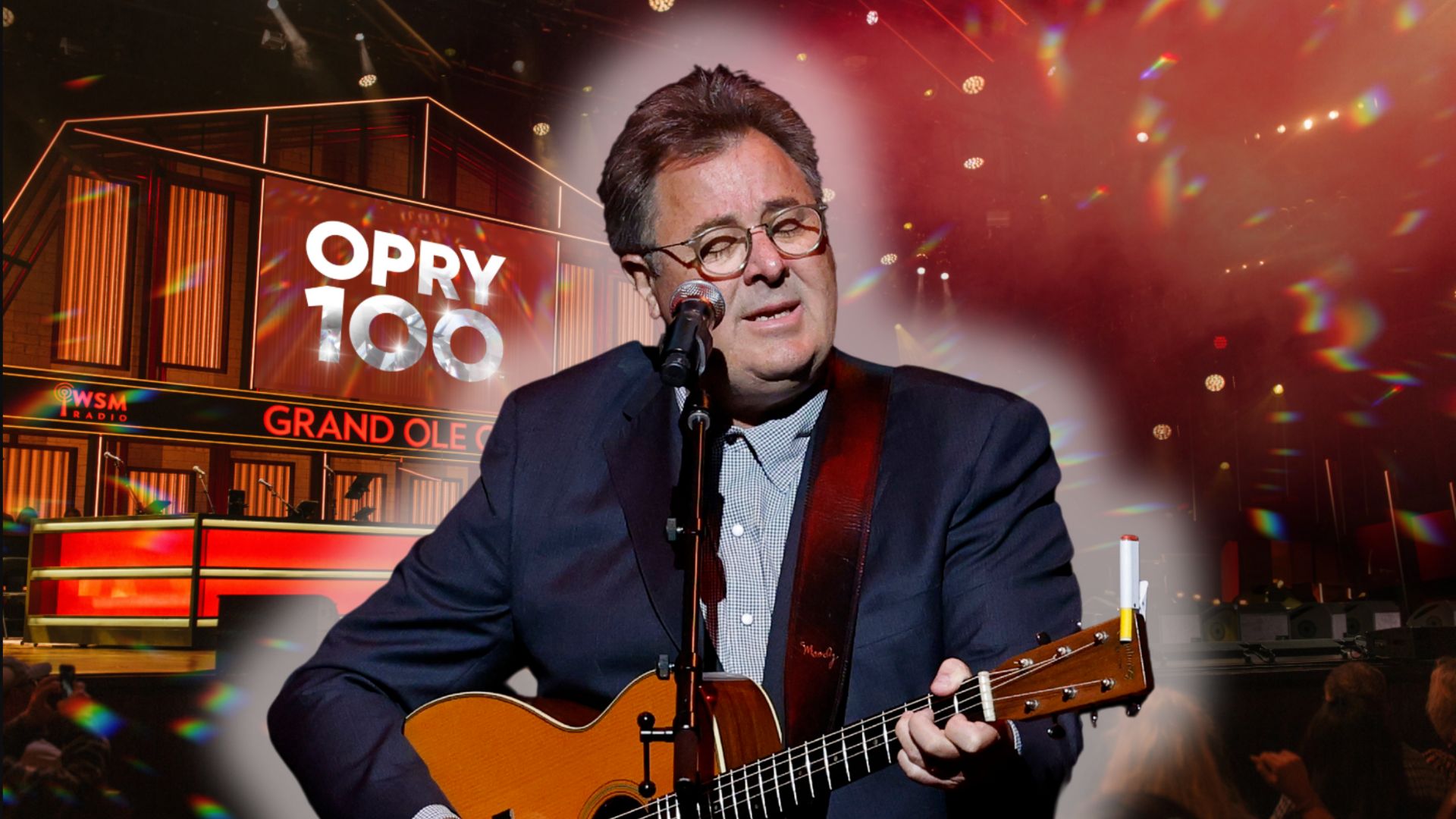Vince Gill Performs with Granddaughter on Opry Stage