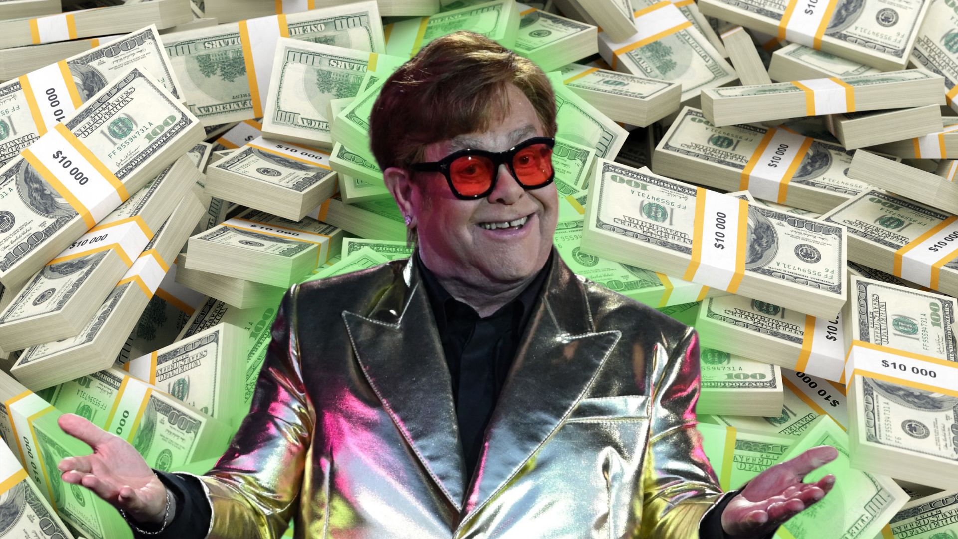 Elton John Makes 'The Rich List'