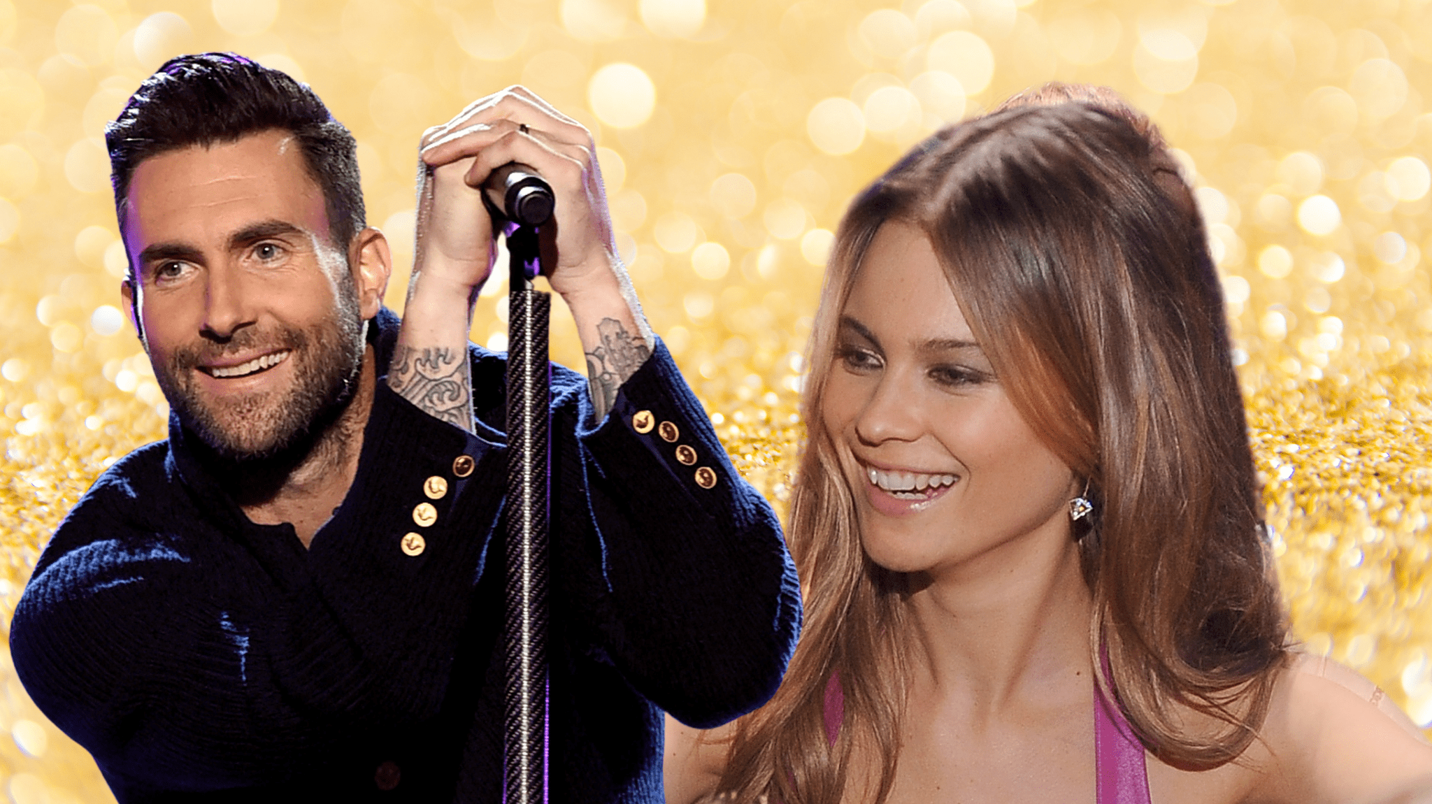 Adam Levine & wife Behati Prinsloo