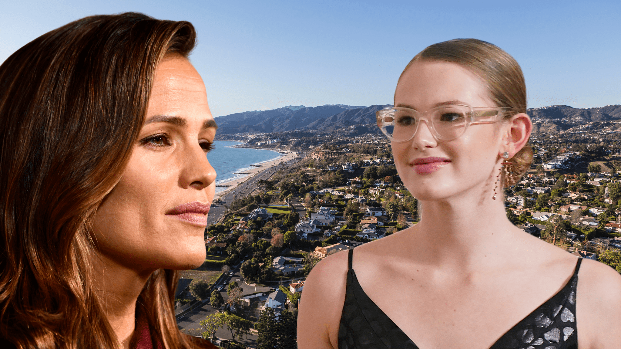 Jennifer Garner and Violet Affleck
