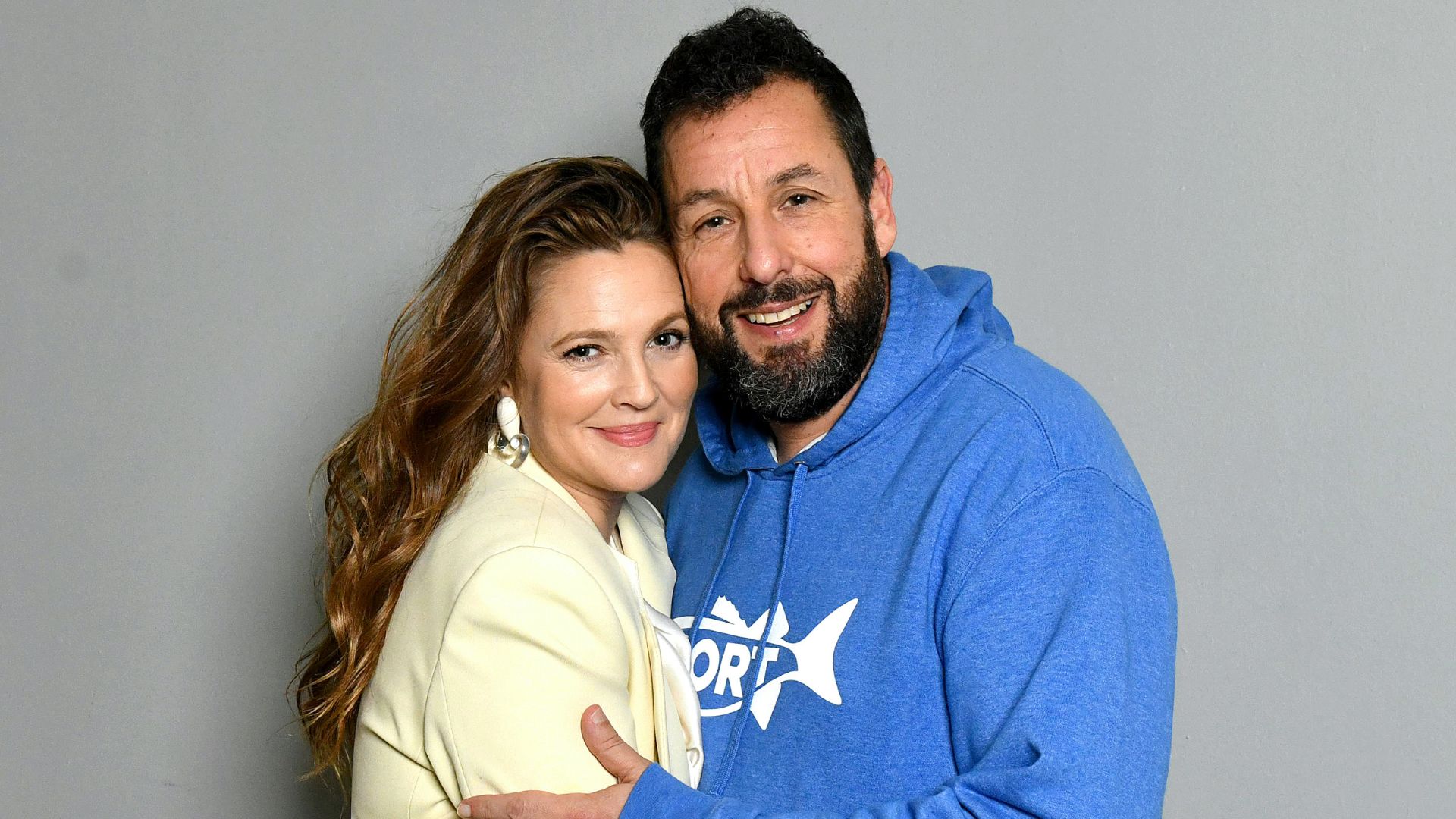 Drew Barrymore and Adam Sandler