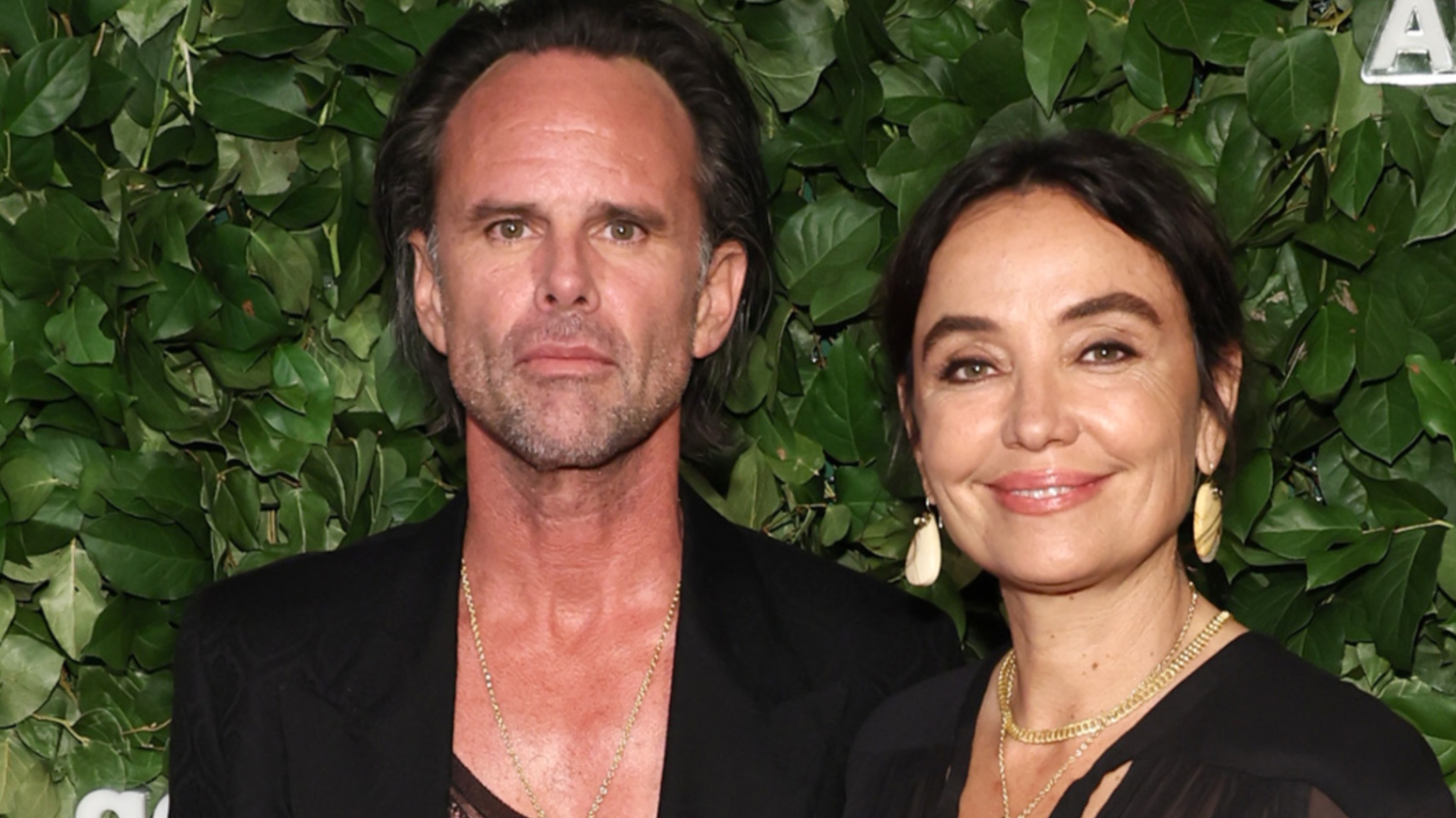 Walton Goggins and Nadia Conners attend an event