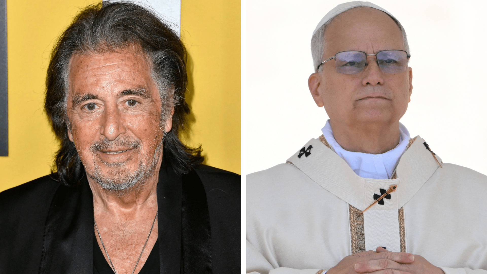 Al Pacino and Pope Leo XIV