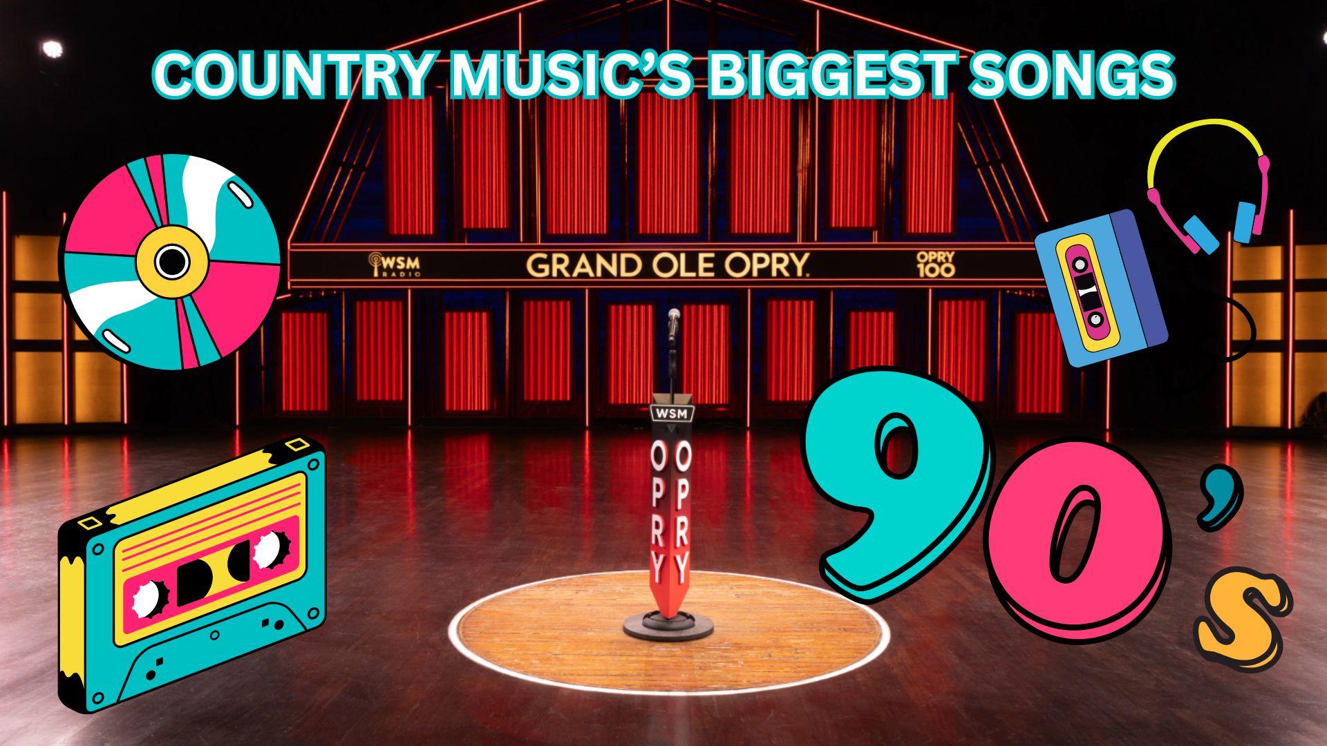 Grand Ole Opry's Top Country Songs of the 1990's
