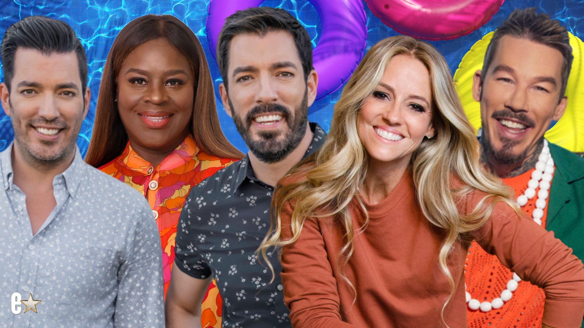 Jonathan Scott, Retta, Drew Scott, Nicole Curtis, David Bromstad