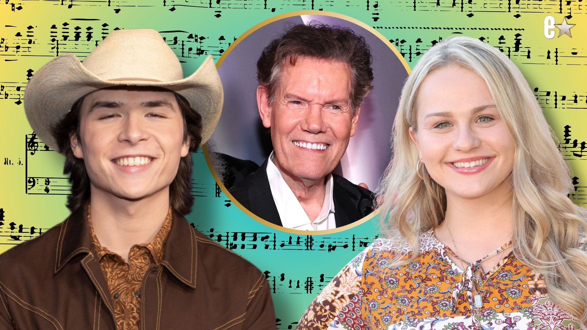 John Foster, Breanna Nix. Center: Randy Travis