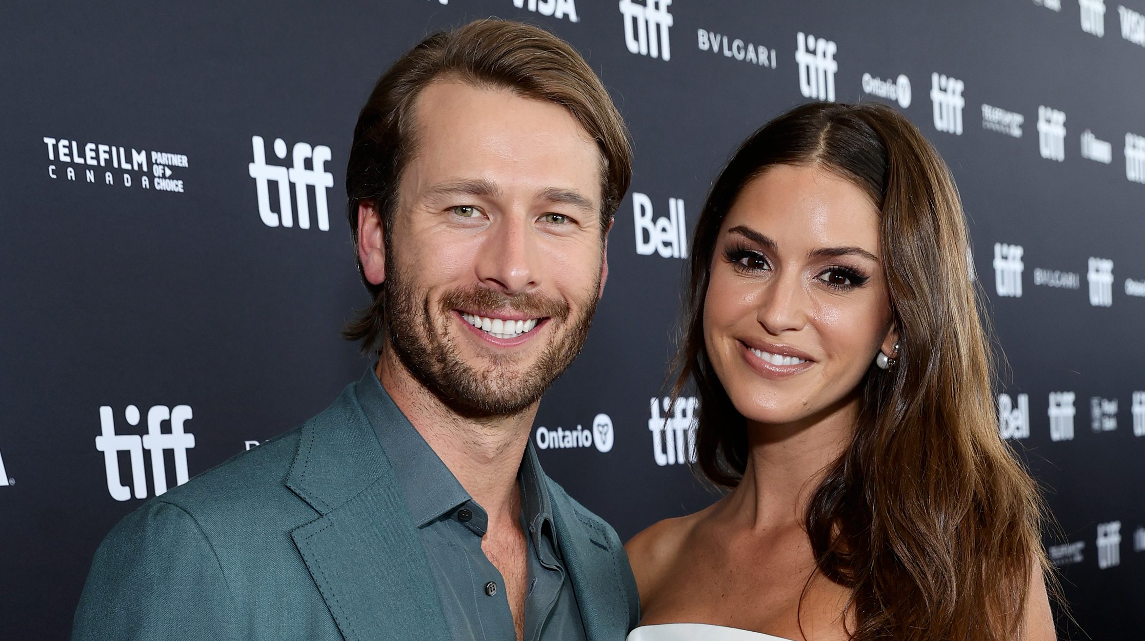 Glen Powell and Gigi Paris