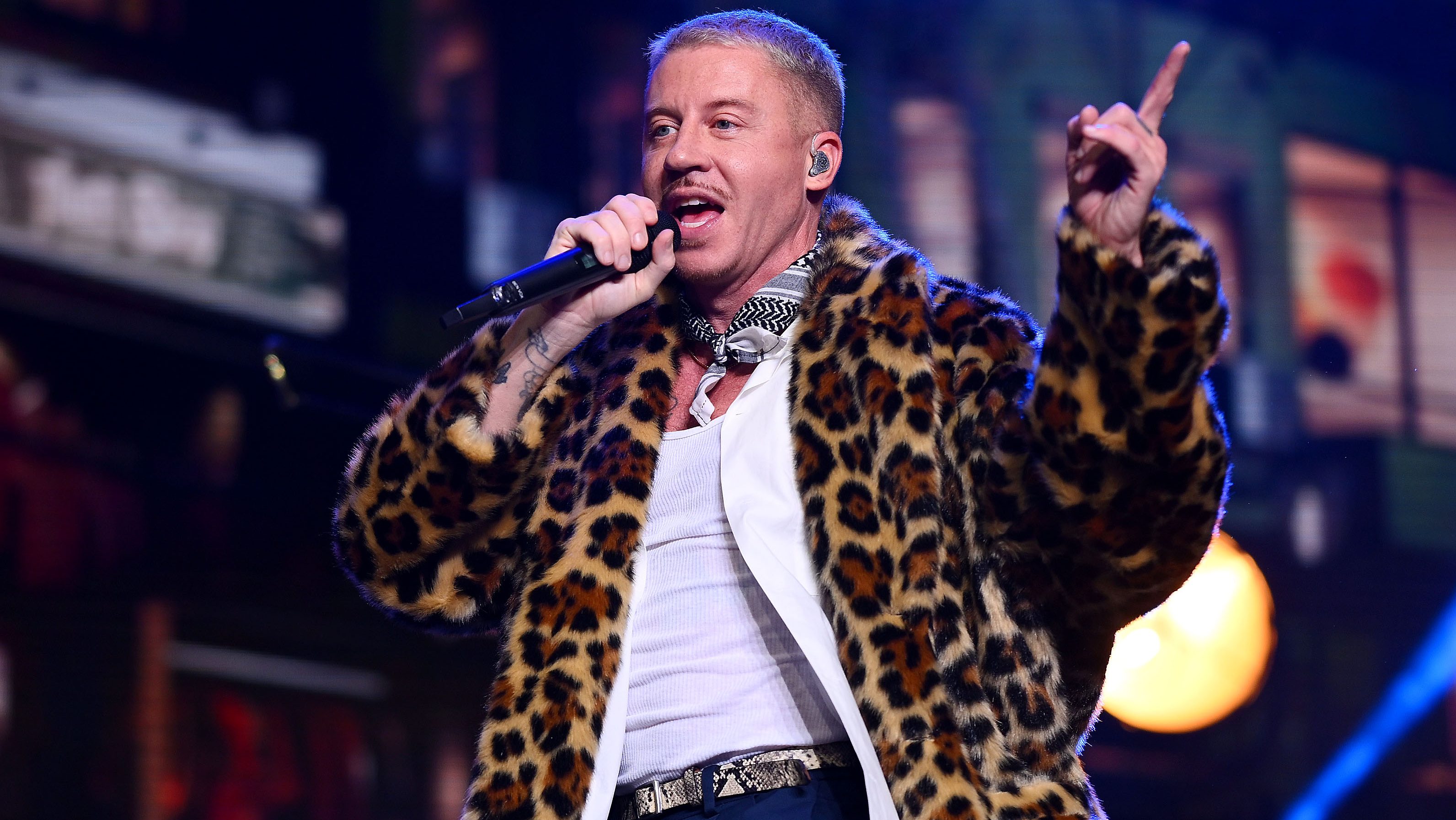 Macklemore performs at Rod Laver Arena in 2024
