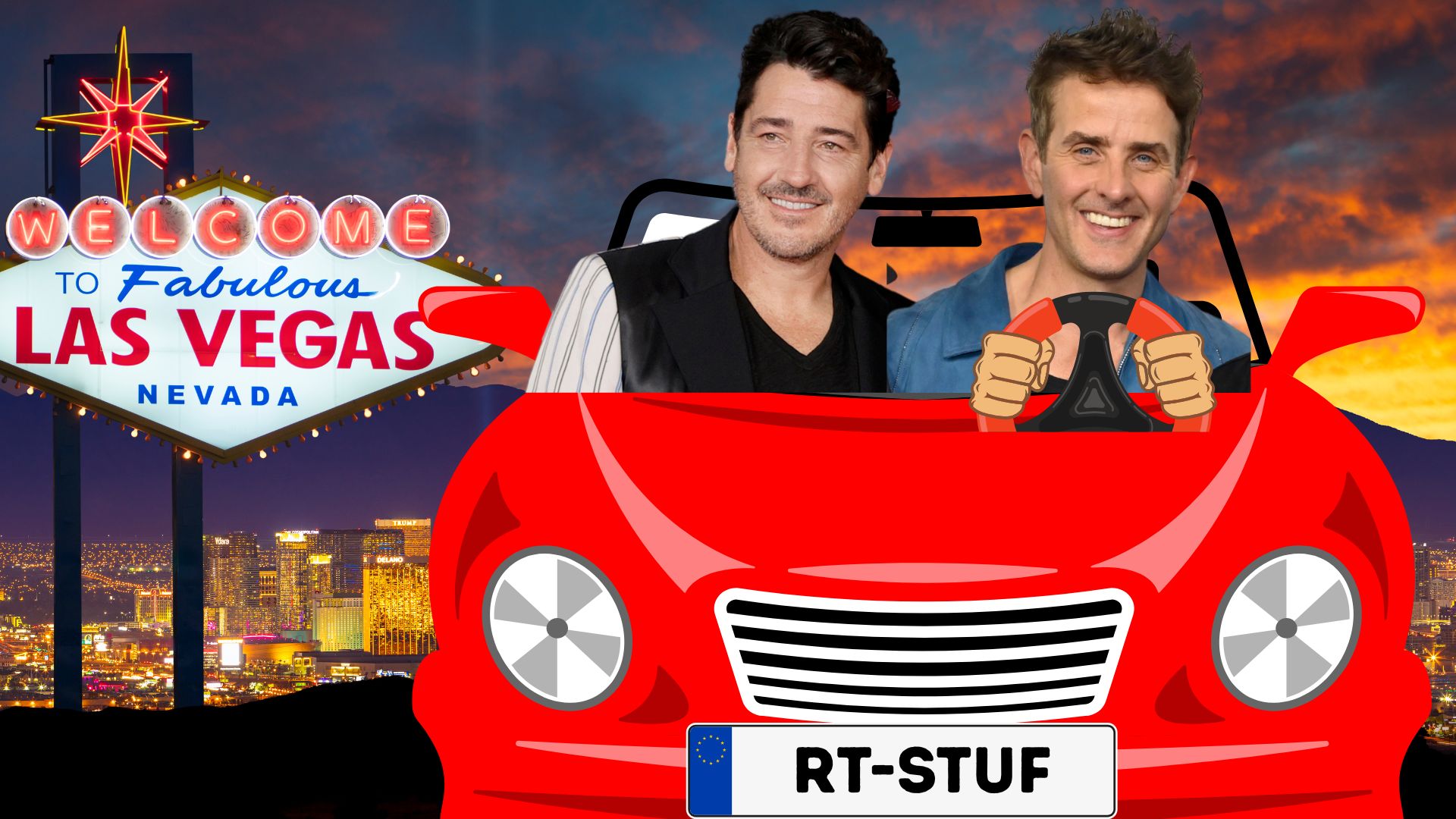 Jonathan Knight & Joey McIntyre's Epic Road Trip to Vegas for NKOTB Residency