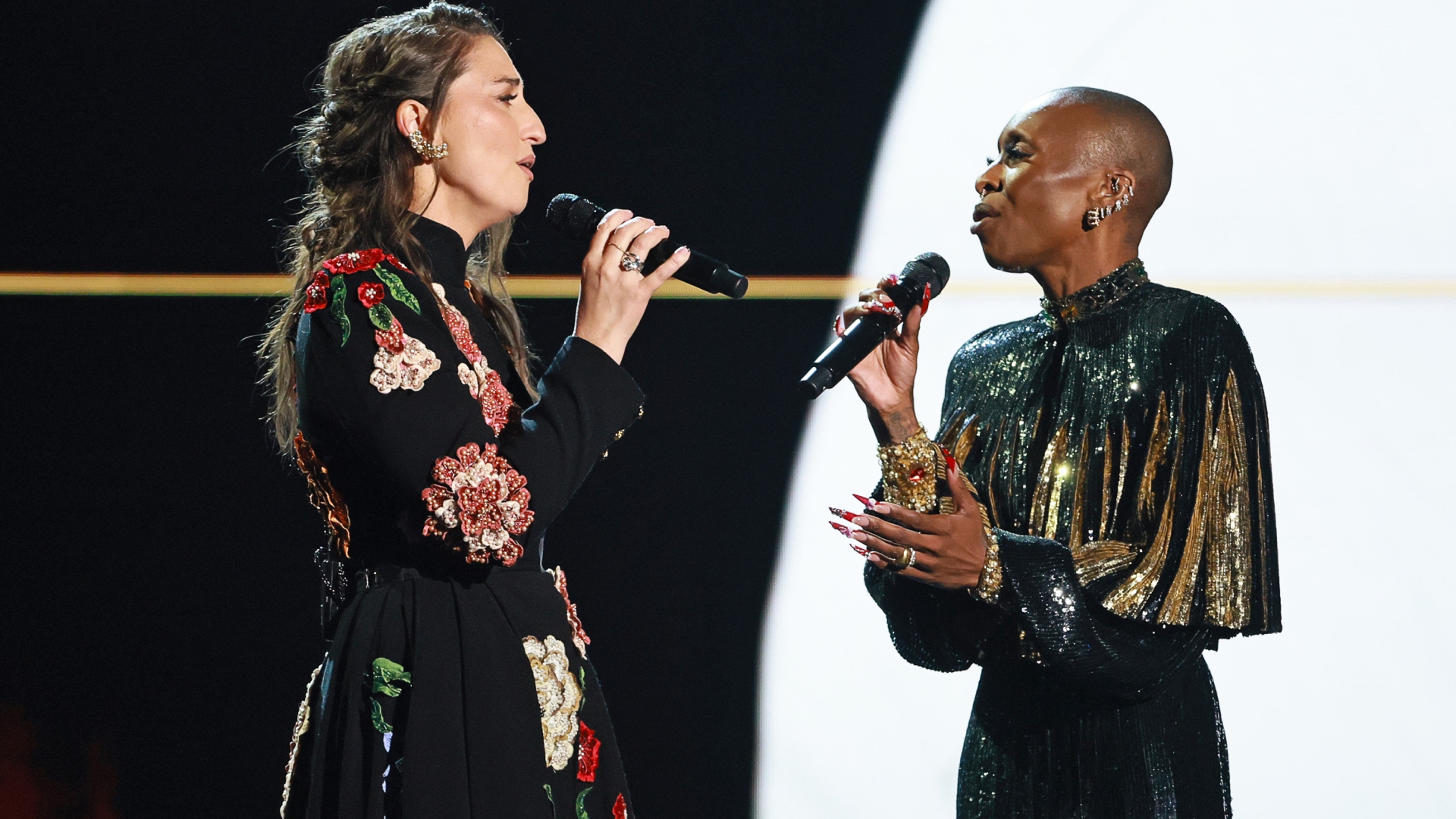 Sara Bareilles and Cynthia Erivo In Memoriam 2025 segment
