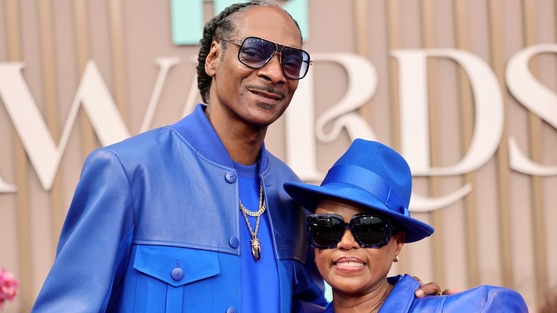 Snoop Dogg and his wife Shante Monique Broadus at the BET Awards 2025