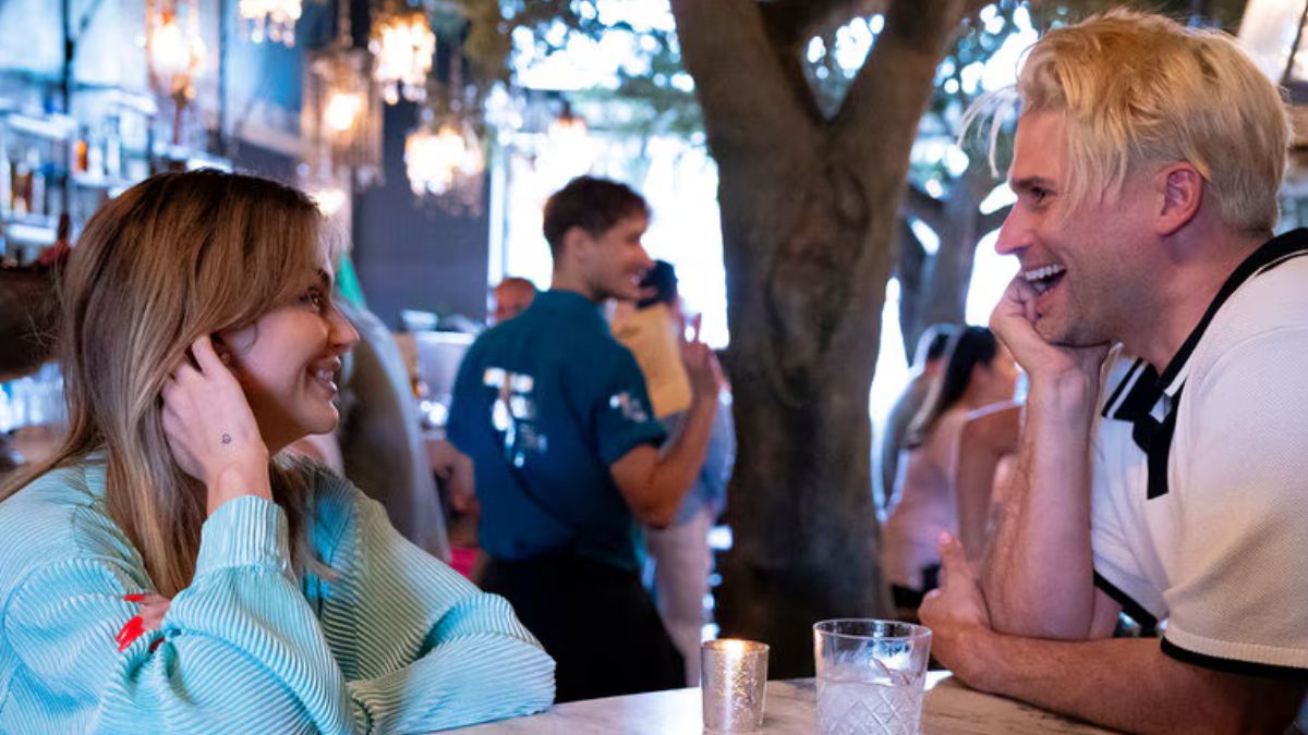 Tom Schwartz and Lala Kent pictured on Vanderpump Rules