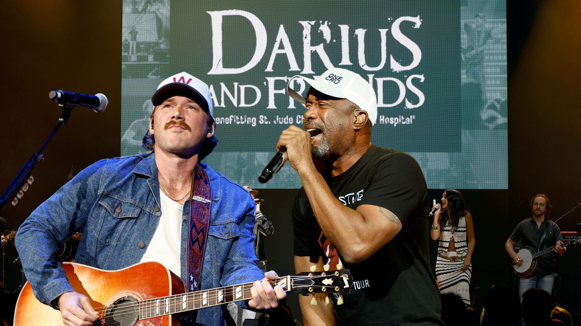 Morgan Wallen's Surprise Appearance at Darius Rucker Benefit